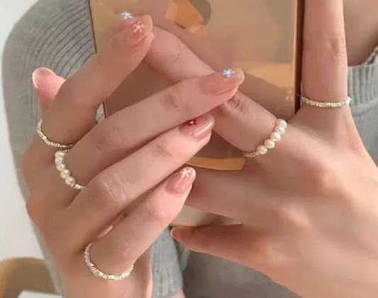 Barocco Pearls Silver Pieces Ring