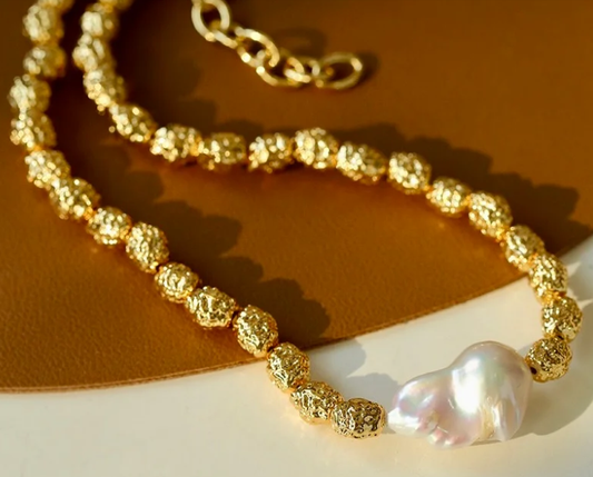 Baroque Pearl Necklace & Bracelet Sets