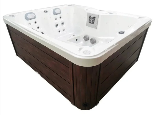 CenturaHeat - Triglav Premium 3-4 Seater Spa Hot Tub – White Pearlescent